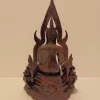 bb100003 mørkegrå siddende buddha