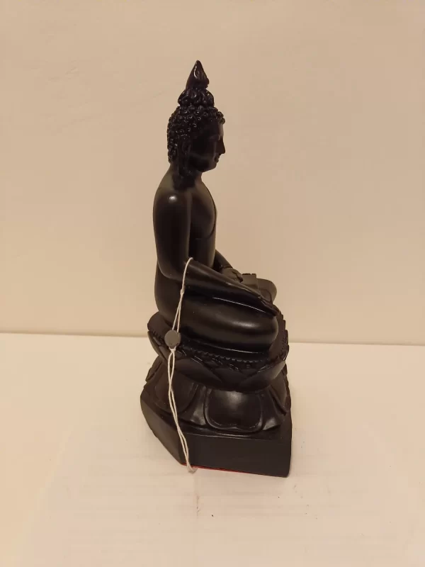 bb100004 mørkegrå siddende buddha bb100004 mørkegrå siddende buddha