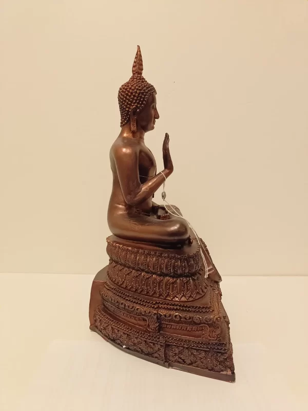 bb100012 gylden siddende buddha