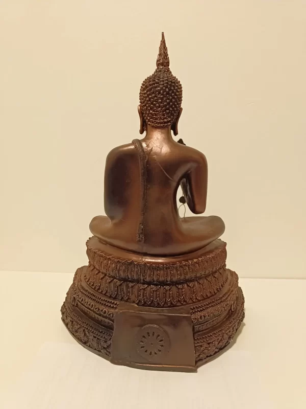 bb100012 gylden siddende buddha