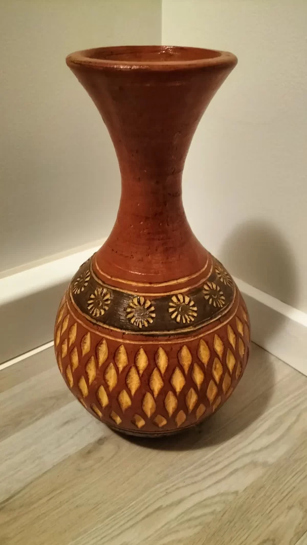 bb100090 Keramikvase med høj hals Style 03