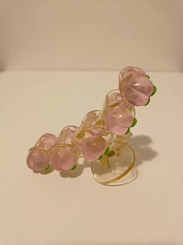 bb100108 Hårklemme med pink ferskner bb100108 Hårklemme med pink ferskner