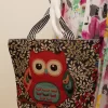 bb100122 Stoftaske med uglemotiv