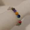 bb100133 Armbånd med farvede sten 8mm
