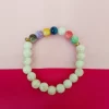bb100133 Armbånd med farvede sten 8mm
