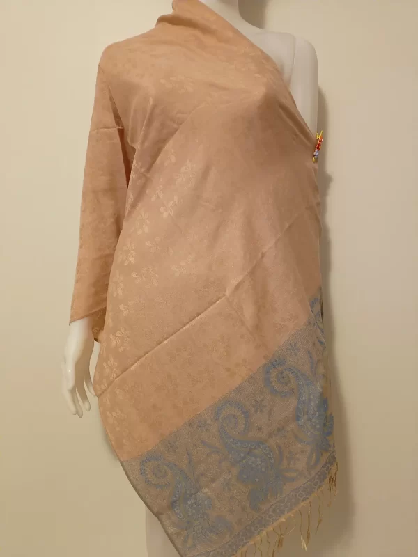 bb100205 Mønstret imiteret cashmere stof med frynser, der kan bruges f.eks. som sjal, tørklæde oa. Style 05 bb100205 Mønstret imiteret cashmere stof med frynser, der kan bruges f.eks. som sjal, tørklæde oa. Style 05