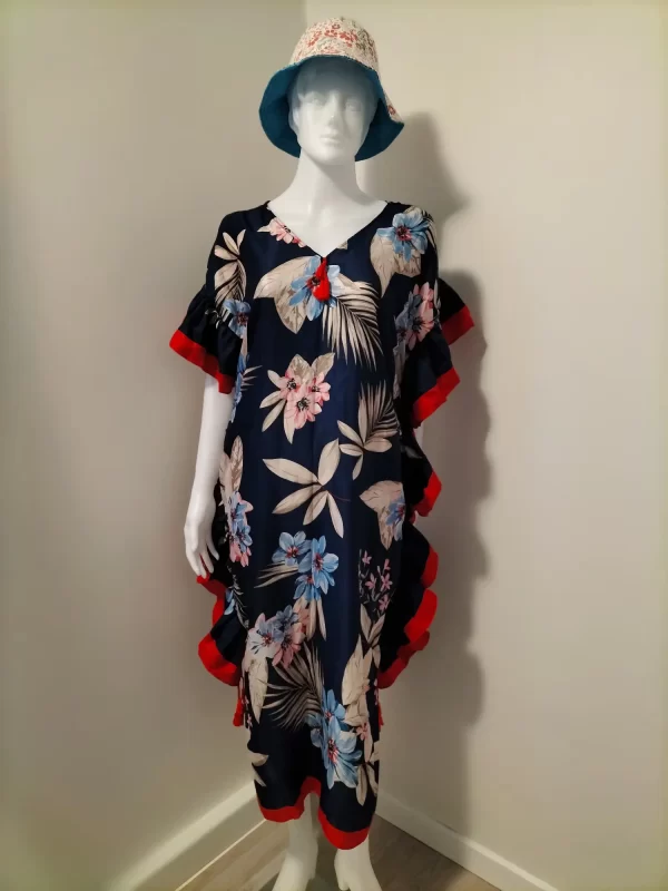 bb100209 Sommerkjole med blomsterprint - Style 01