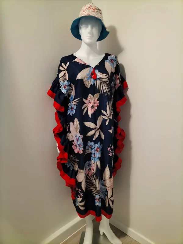 bb100209 Sommerkjole med blomsterprint - Style 01