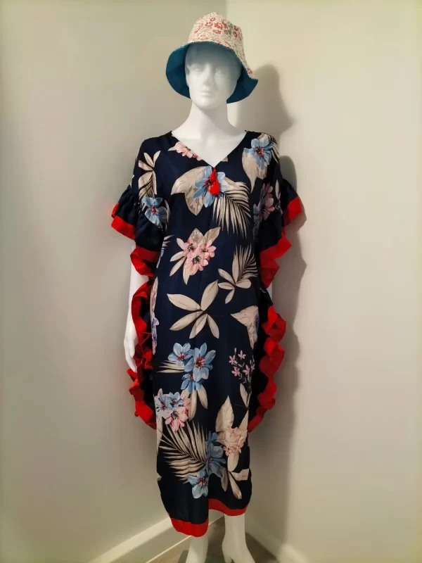 bb100209 Sommerkjole med blomsterprint - Style 01