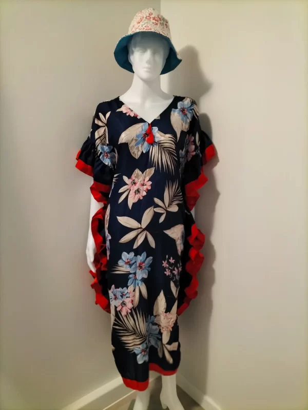 bb100209 Sommerkjole med blomsterprint - Style 01