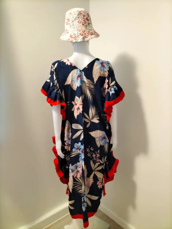 bb100209 Sommerkjole med blomsterprint - Style 01