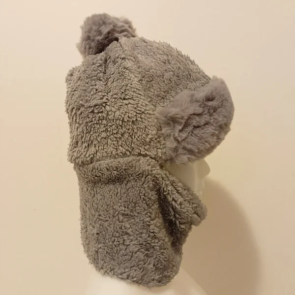 bb100311 Sød fleece tophue og halsedisse